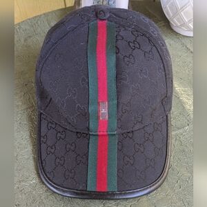 Gucci Black Web Stripe Canvas Crossbody Pouch